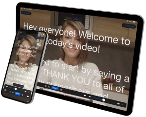 Teleprompter Video Recording